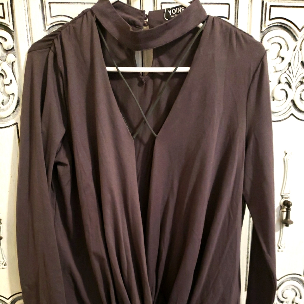 Strappy sexy date shirt